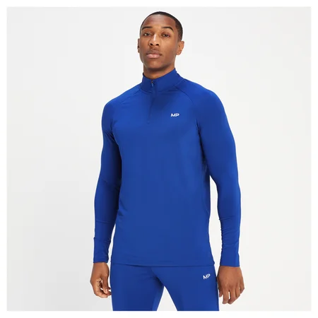 MP Training 1/4 Zip til mænd – Cobalt Blue