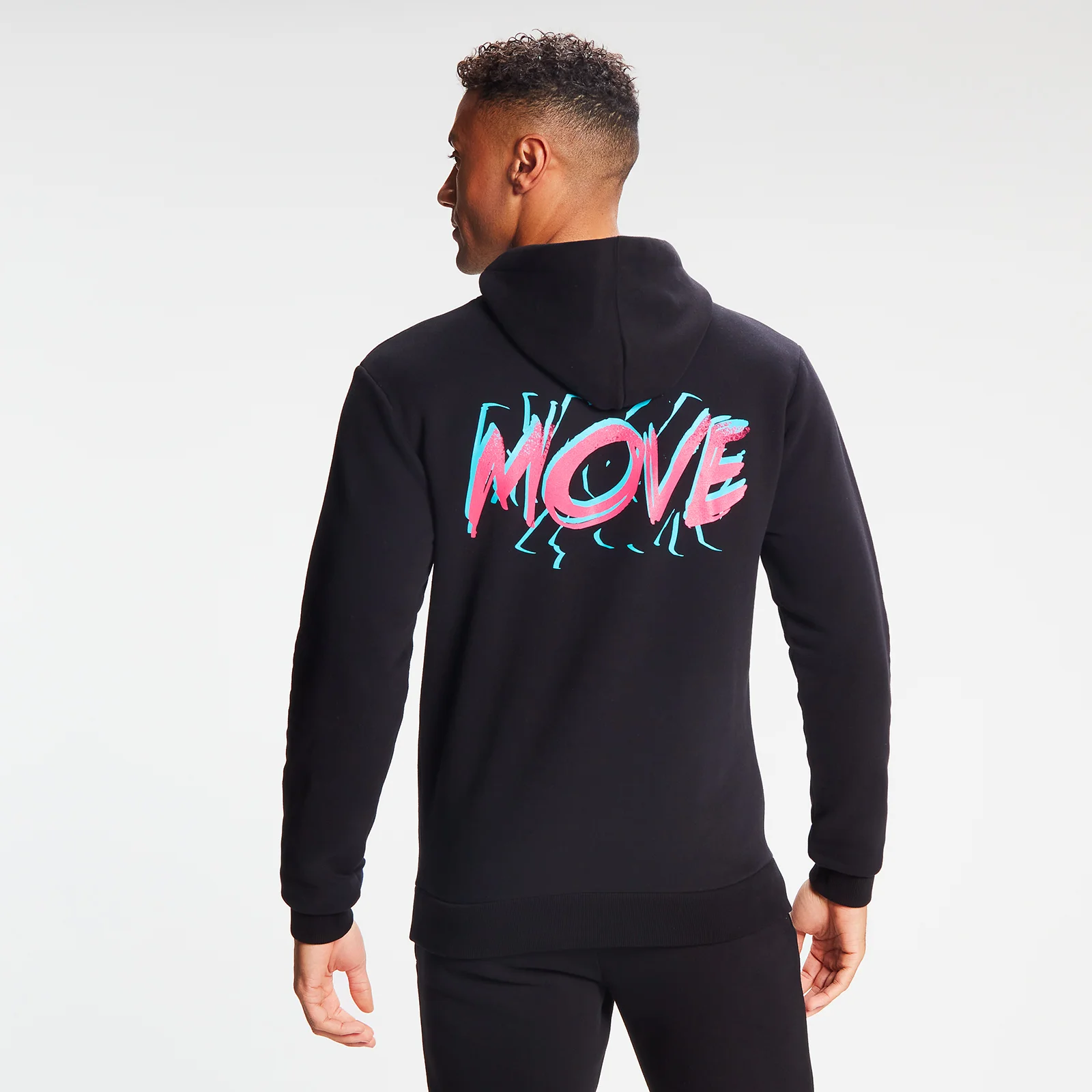 MP Retro Move Hoodie til mænd - Sort - XXS Billede 1