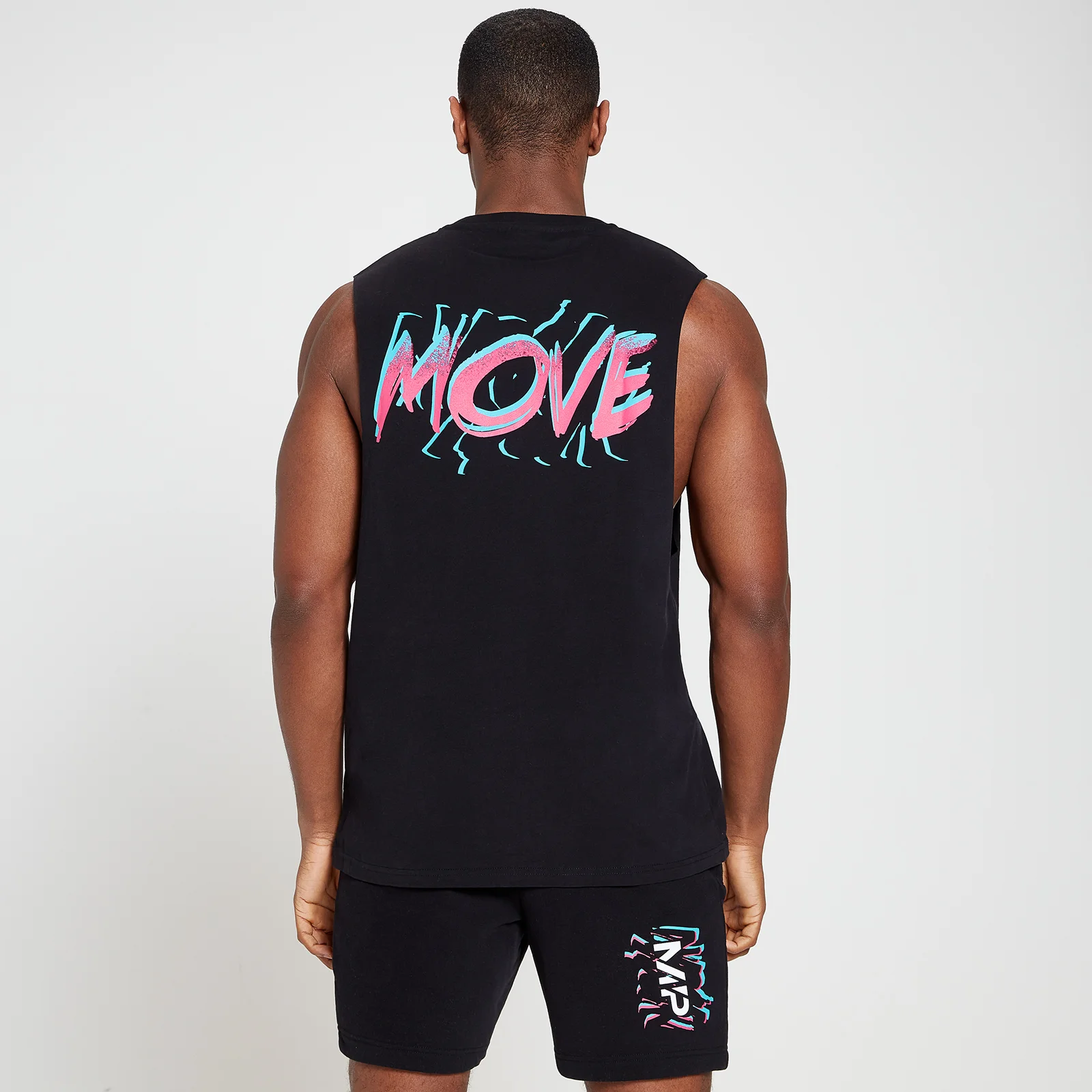 MP Retro Drop Armhole Move Tank Top til mænd - Sort - XXS Billede 1