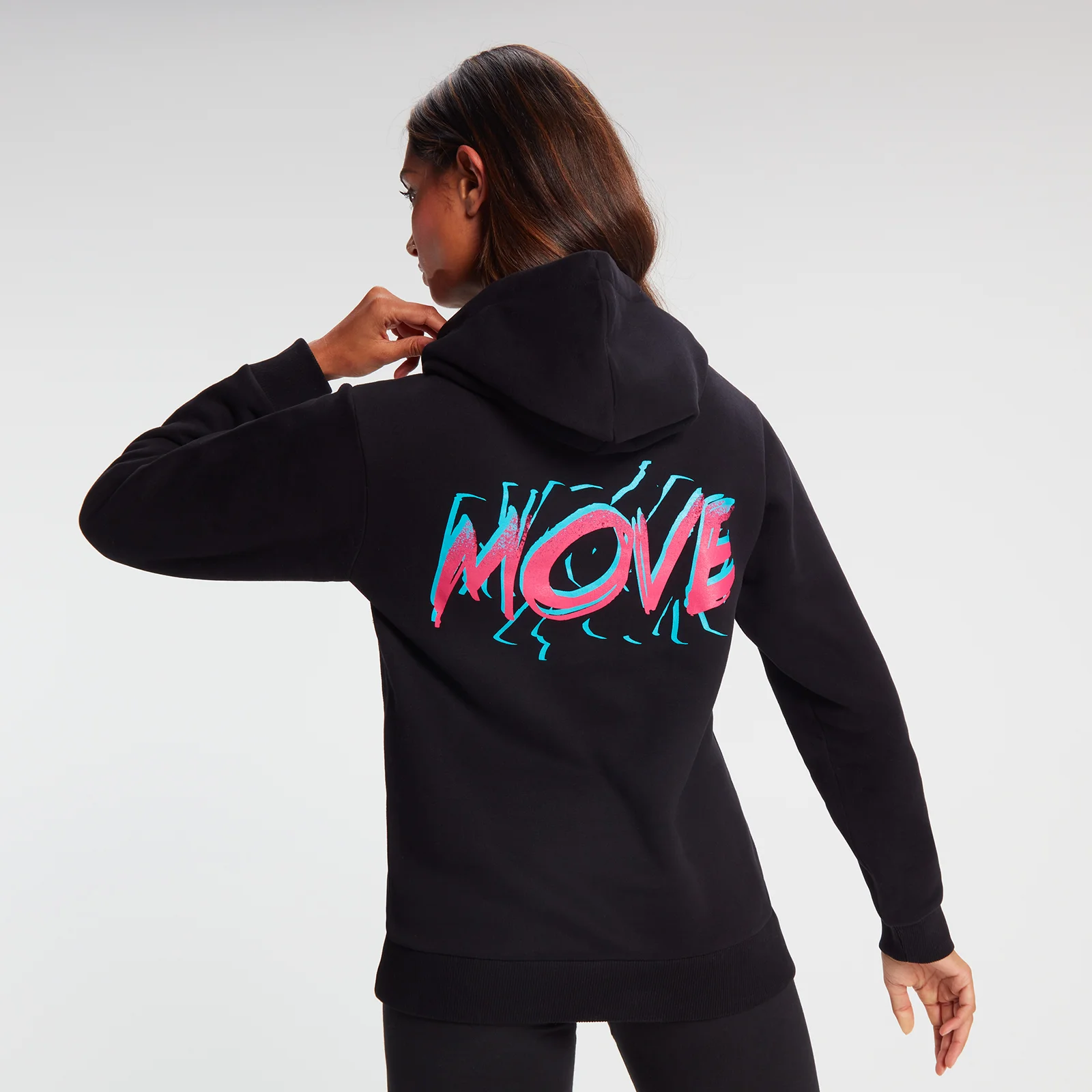 MP Retro Move Hoodie til kvinder - Sort - XXS Billede 1