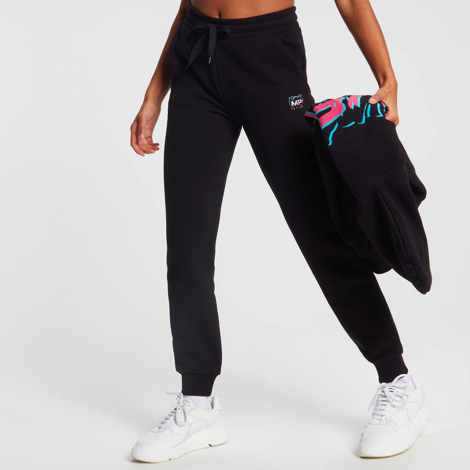 MP Retro Lift Joggers til kvinder - Sort - XXS Billede 1