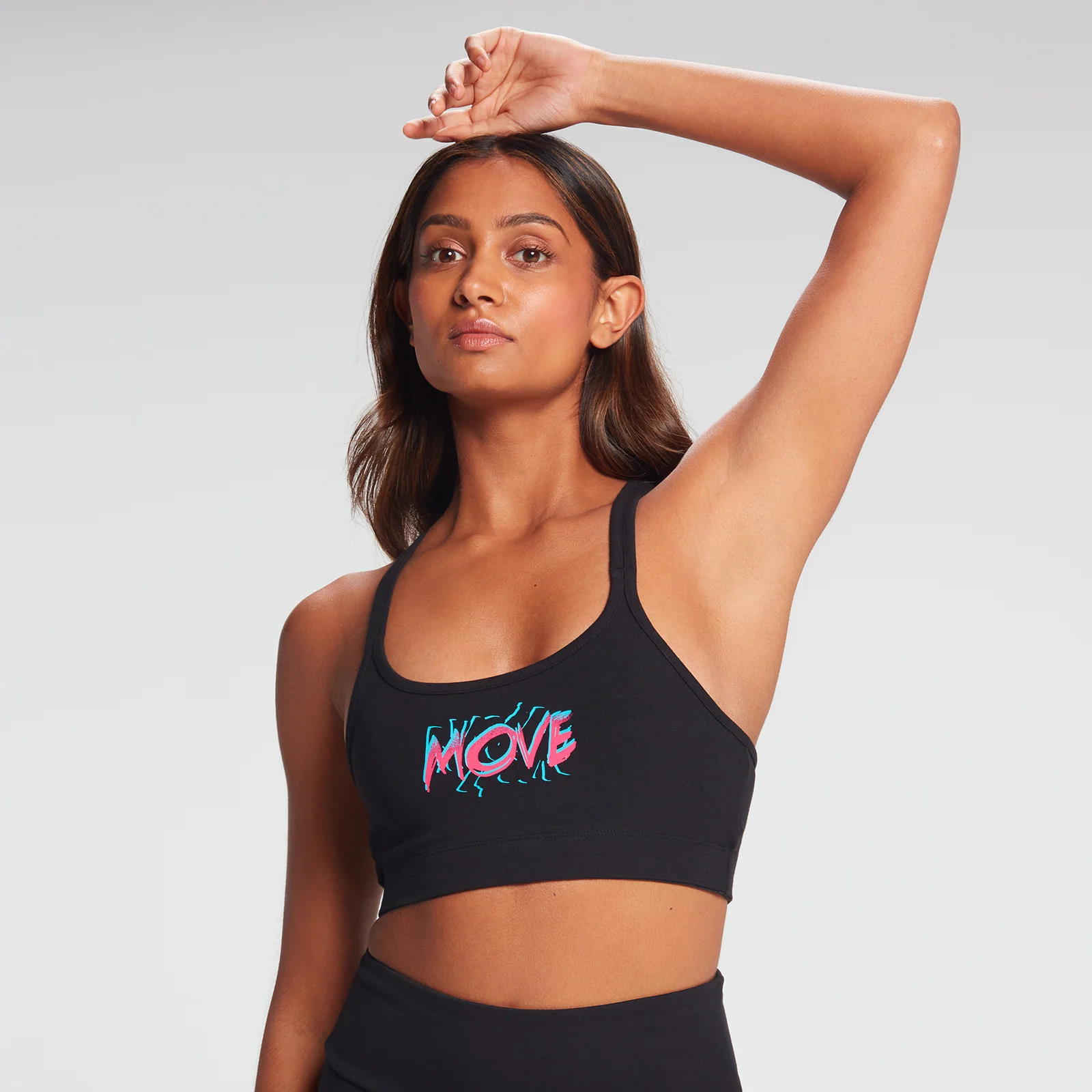 MP Retro Move Sports Bra til kvinder - Sort - XXS Billede 1