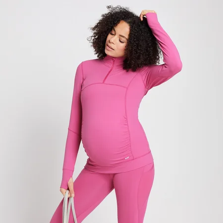MP Power barsels 1/4 Zip til kvinder - Sangria
