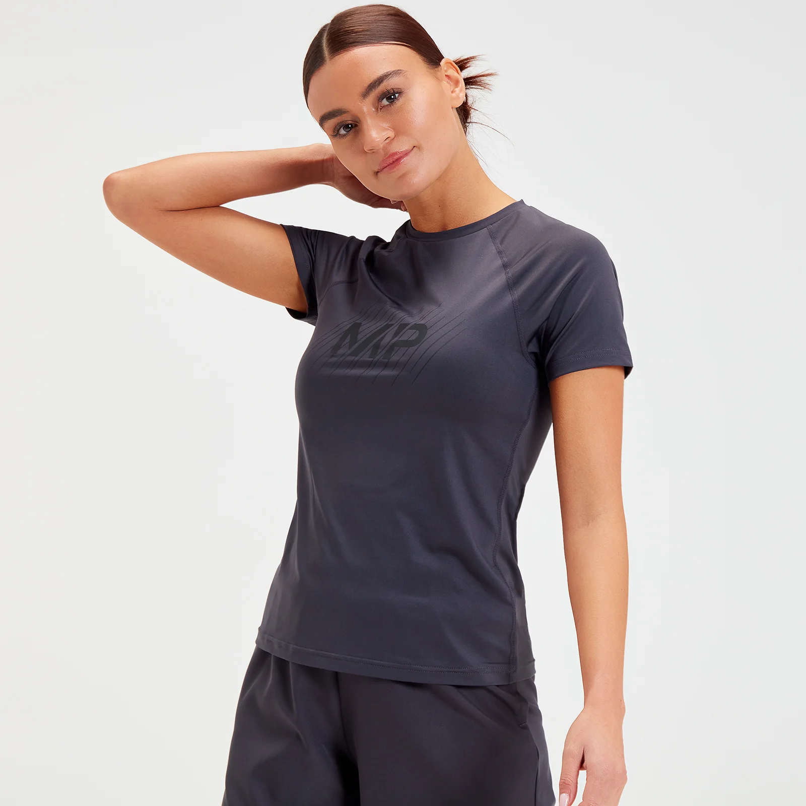 MP Women's Singles Day T-Shirt | Gun Metal - XXS Billede 1