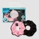 MP X Invisibobble® Reflective Power Sprunchie - sort/rosa - 2-PAK