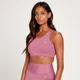 MP Sculpt Laser Cut Sports-BH til kvinder - Mauve