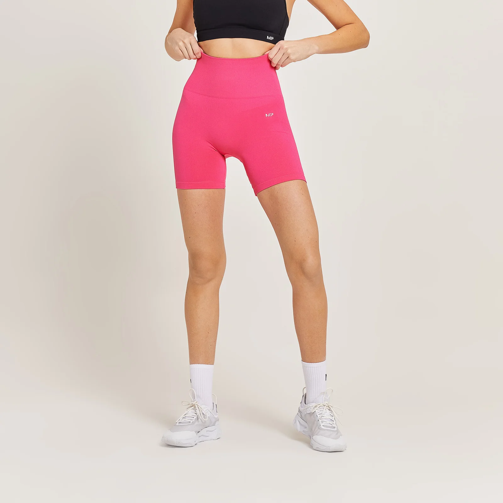 MP Shape Seamless cykelshorts til kvinder - Magenta - XXS Billede 1