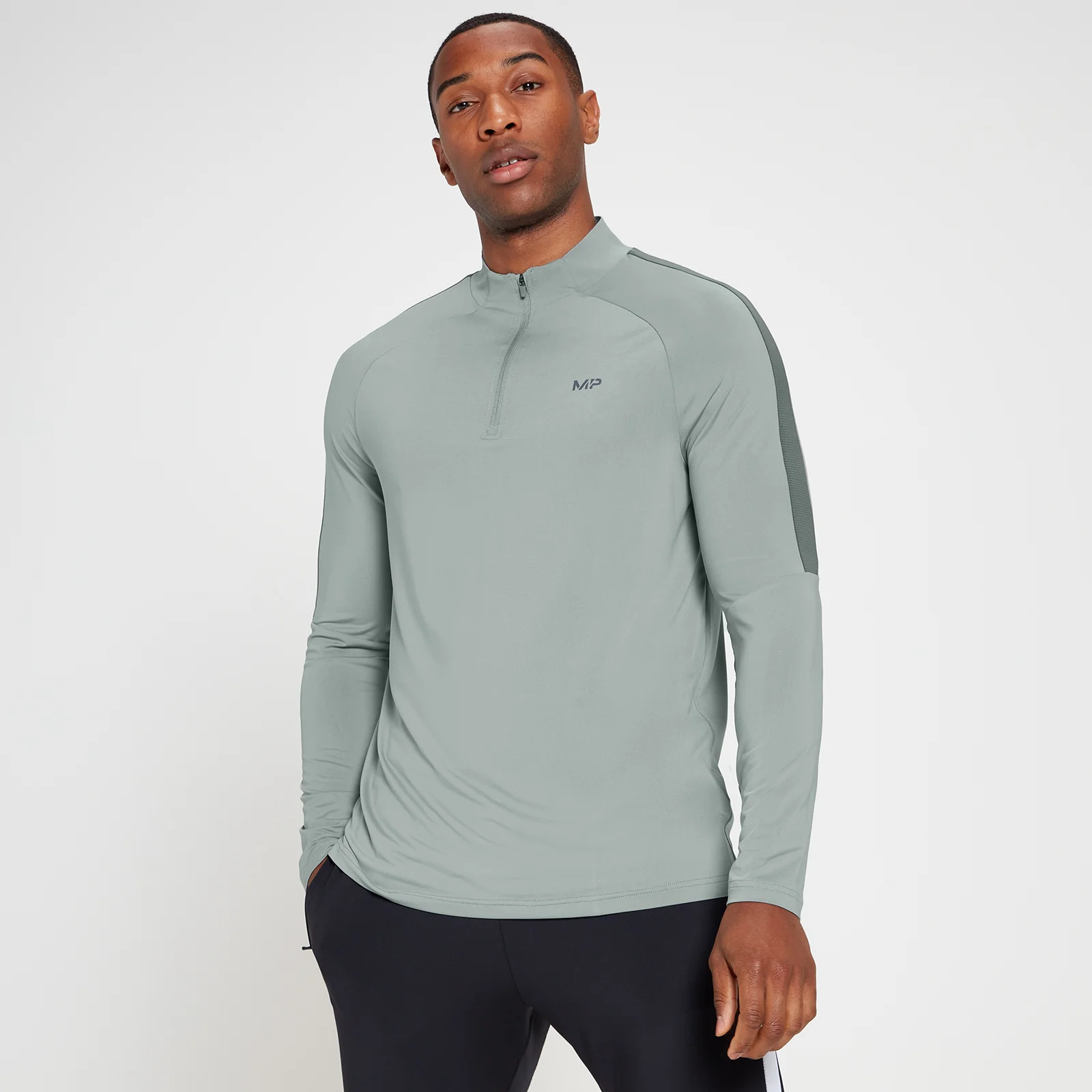MP Tempo 1/4 Zip Top til mænd - Storm - XXS Billede 1