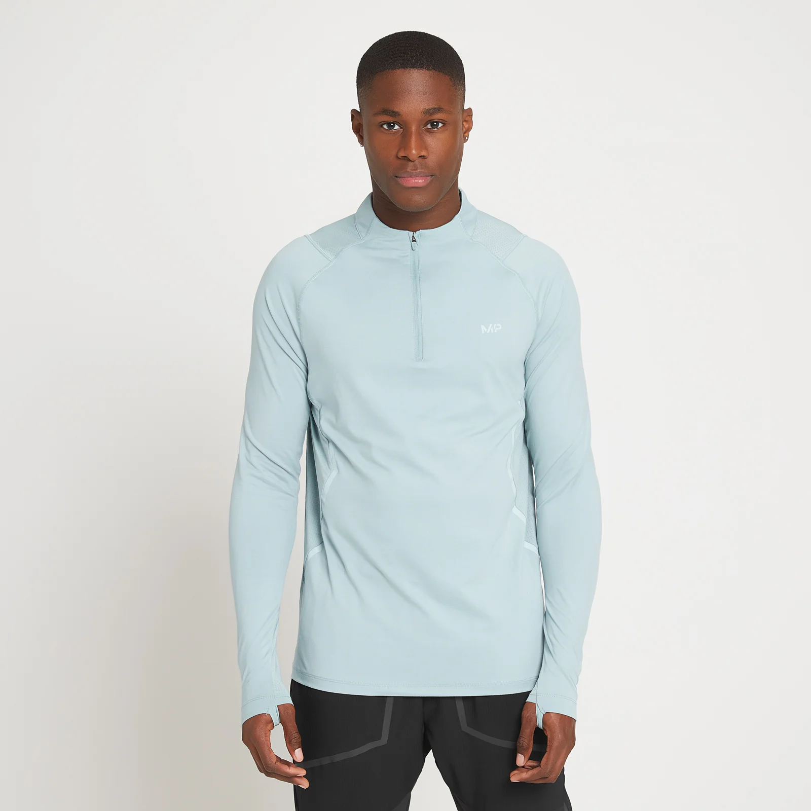 MP Velocity Ultra 1/4 Zip Top til mænd - Ice Blue - XXS Billede 1