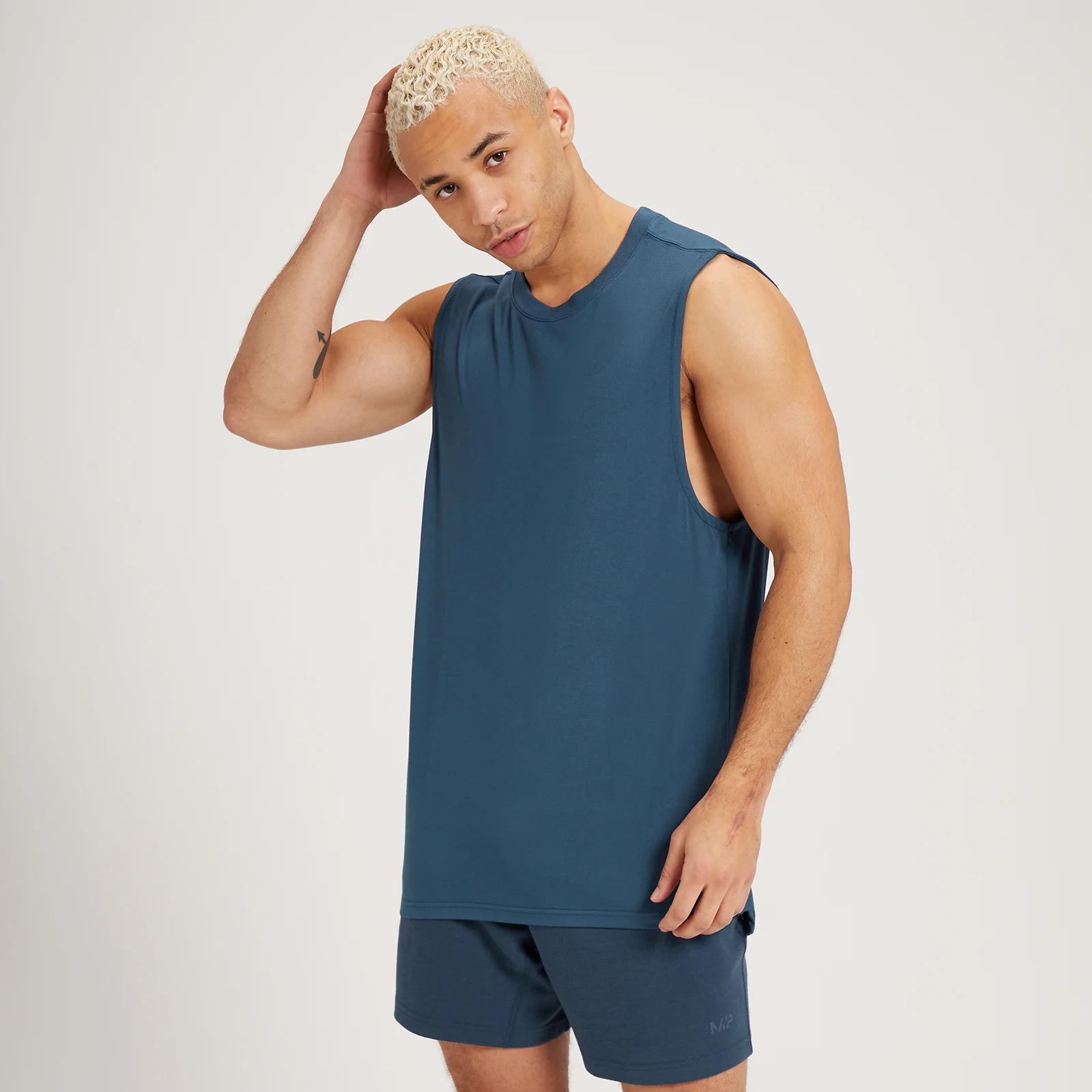 MP Composure Tank Top til mænd - Dust Blue - XXS Billede 1