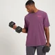 MP Adapt Washed Oversized kortærmet T-shirt til mænd - Mørklilla