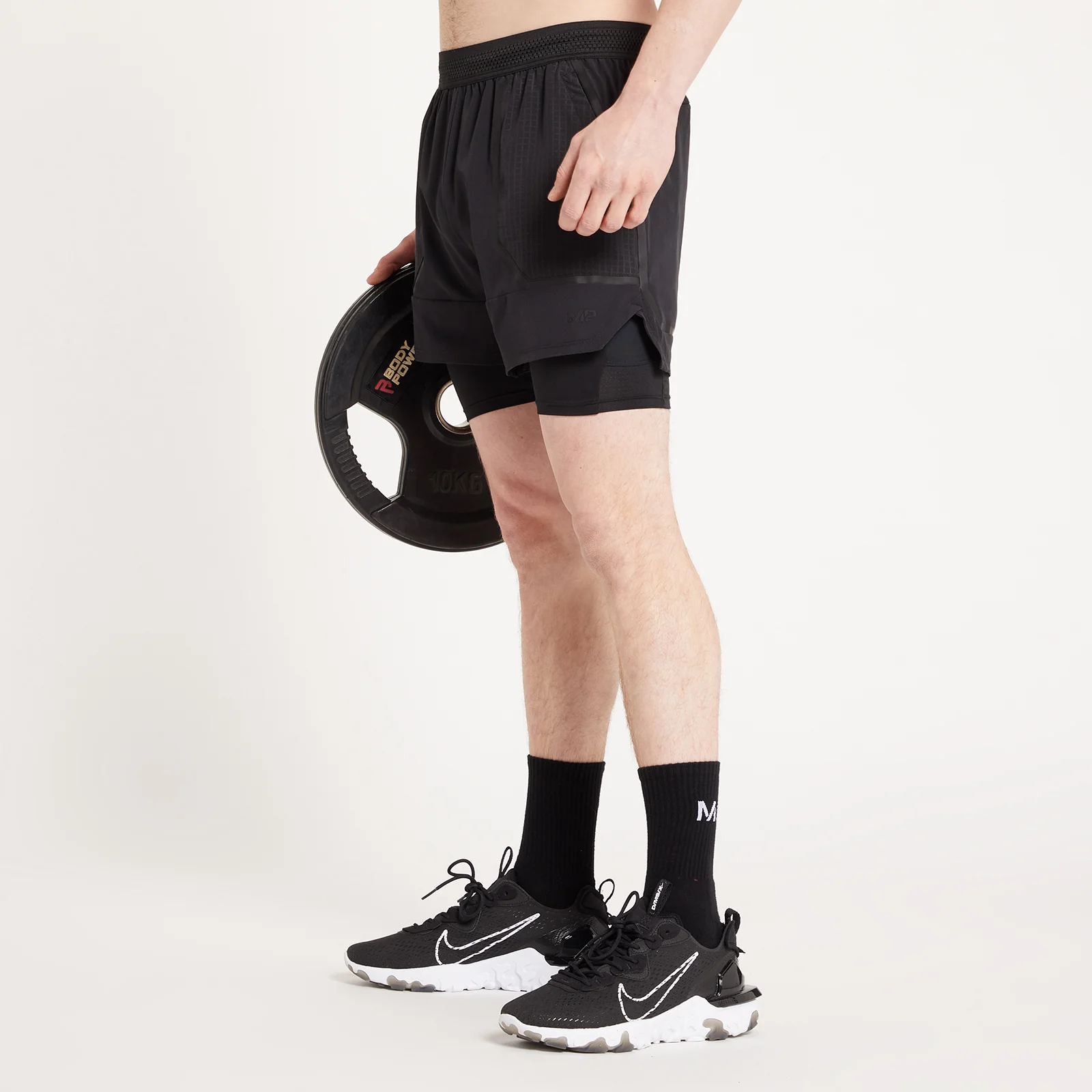 MP Tempo Ultra 2 in 1 Shorts til mænd - Sort - XXS Billede 1
