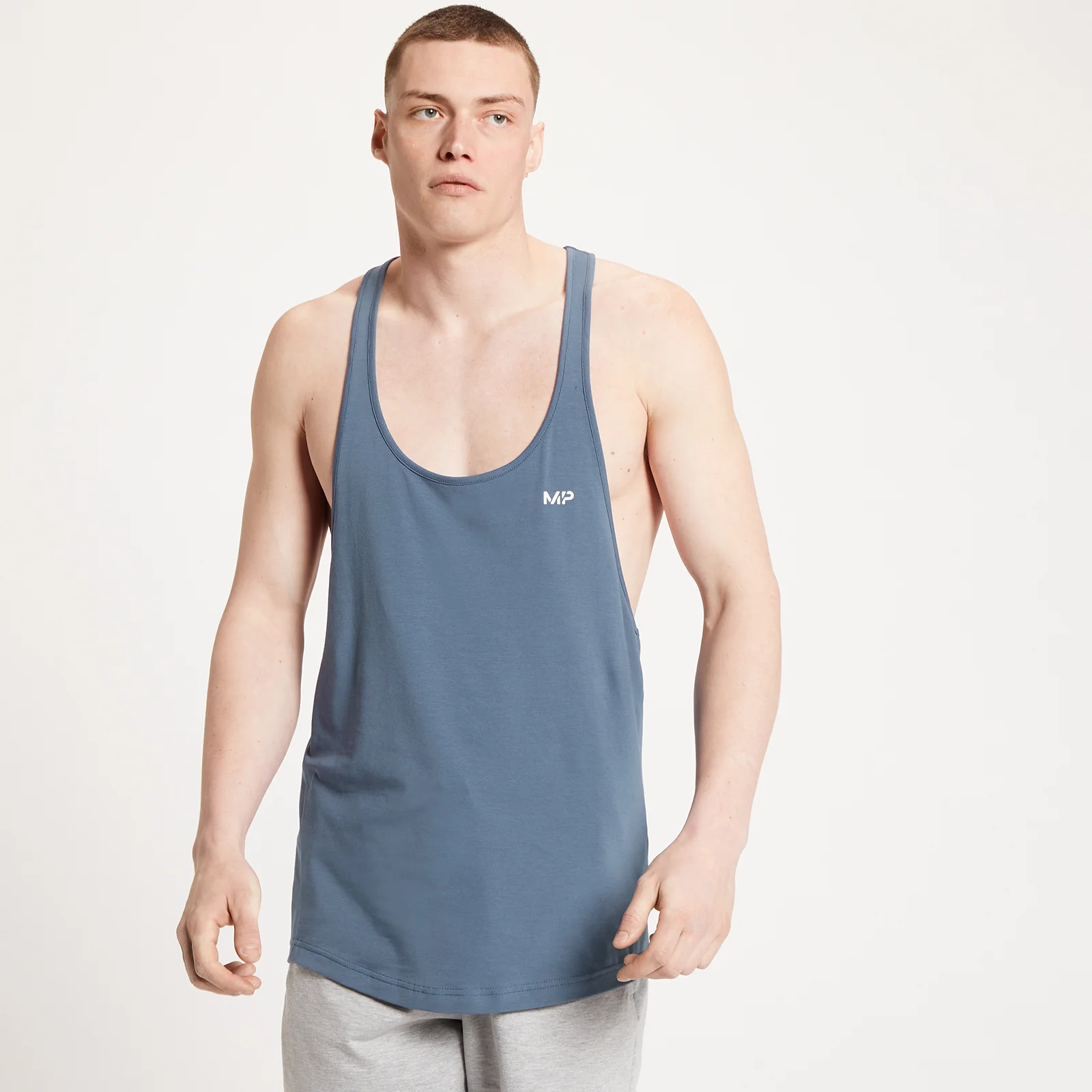 MP Form Stringer Vest til mænd – Steel Blue - XXS Billede 1