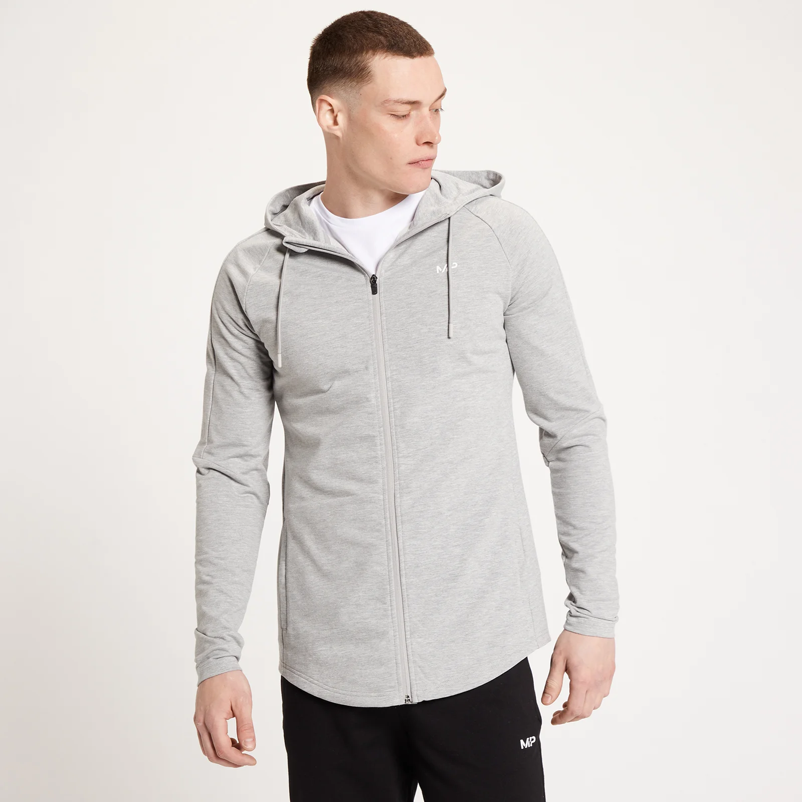 MP Form Zip Up Hoodie til mænd – Storm Marl - XXS Billede 1