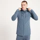 MP Form Zip Up Hoodie til mænd – Steel Blue
