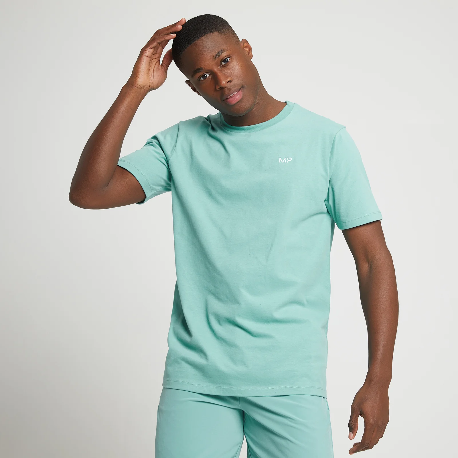 MP T-shirt til mænd - Smoke Green - XXS Billede 1