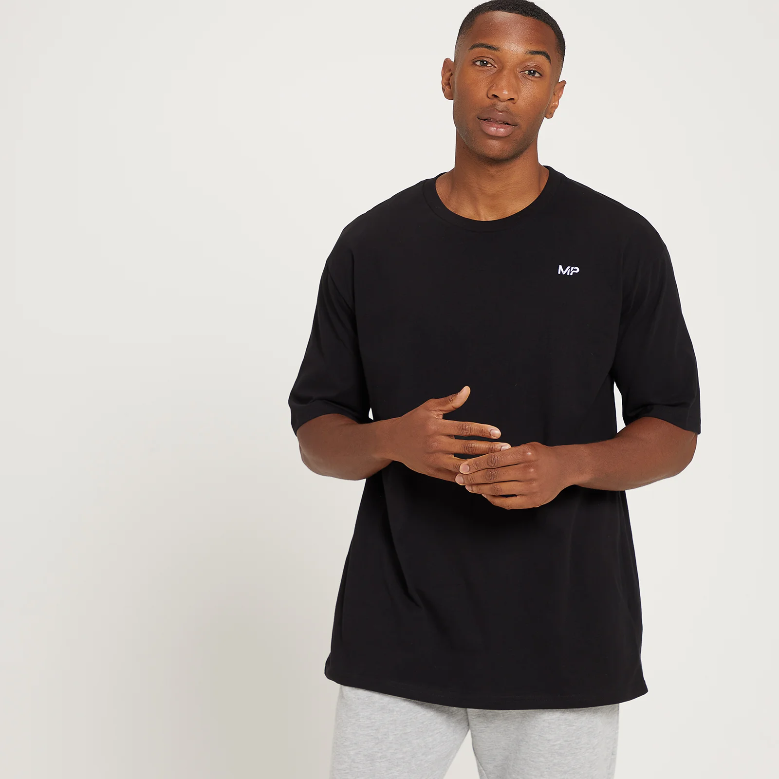 MP Oversized T-shirt til mænd - Sort - XXS Billede 1