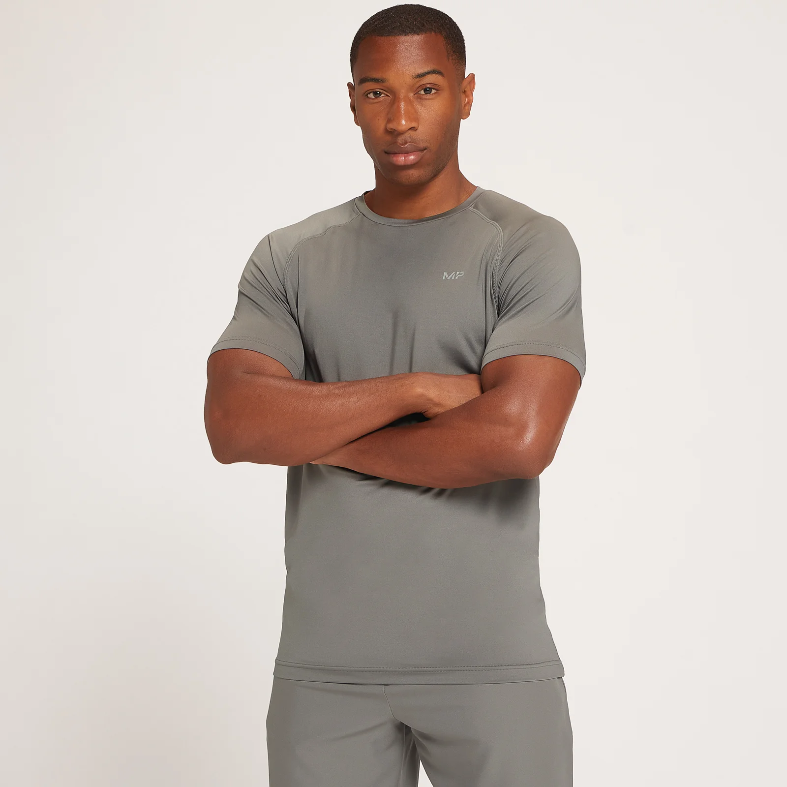 MP Repeat MP Graphic Training Short Sleeve T-Shirt til mænd – Carbon - XXS Billede 1