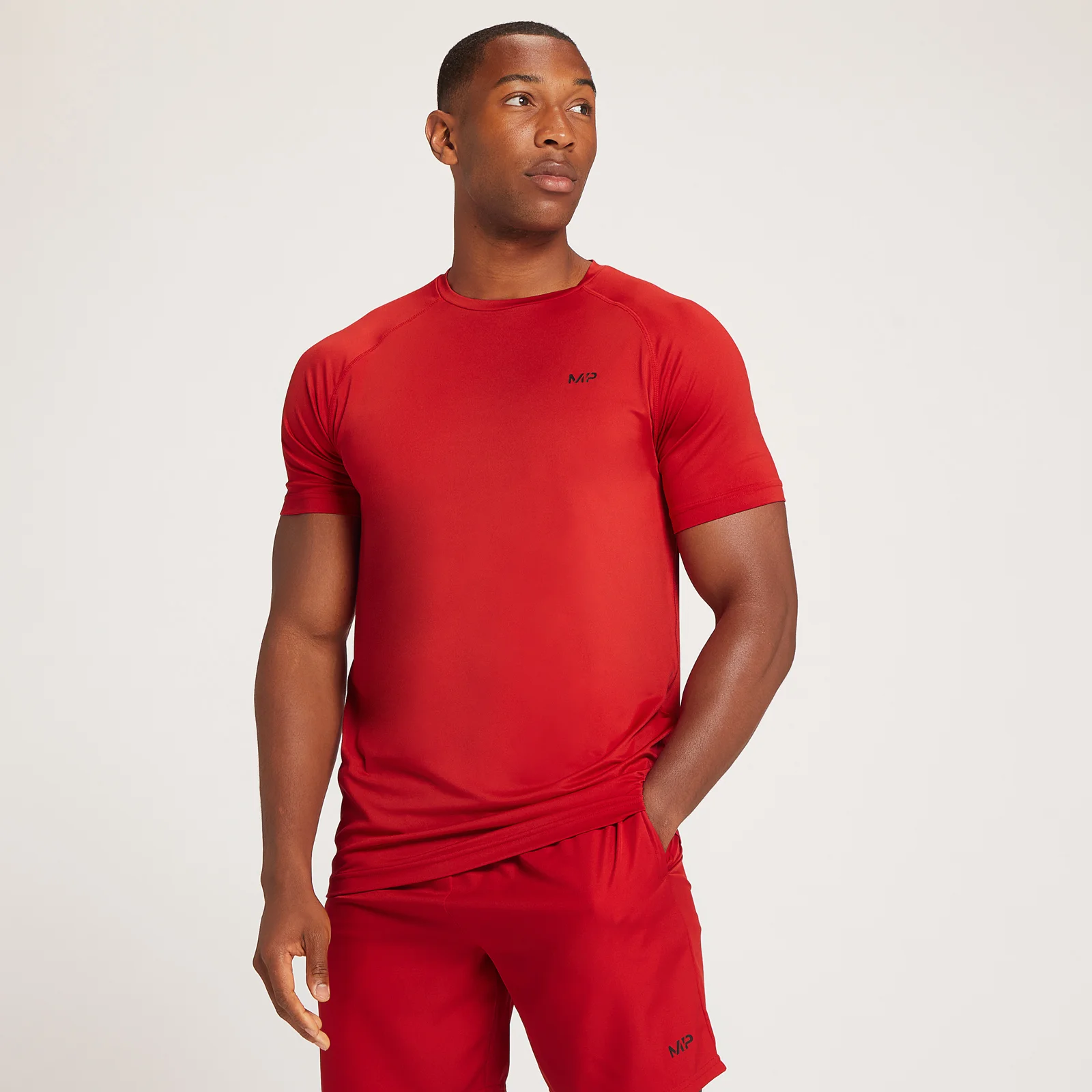 MP Repeat MP Graphic Training Short Sleeve T-Shirt til mænd – Wine - XXS Billede 1