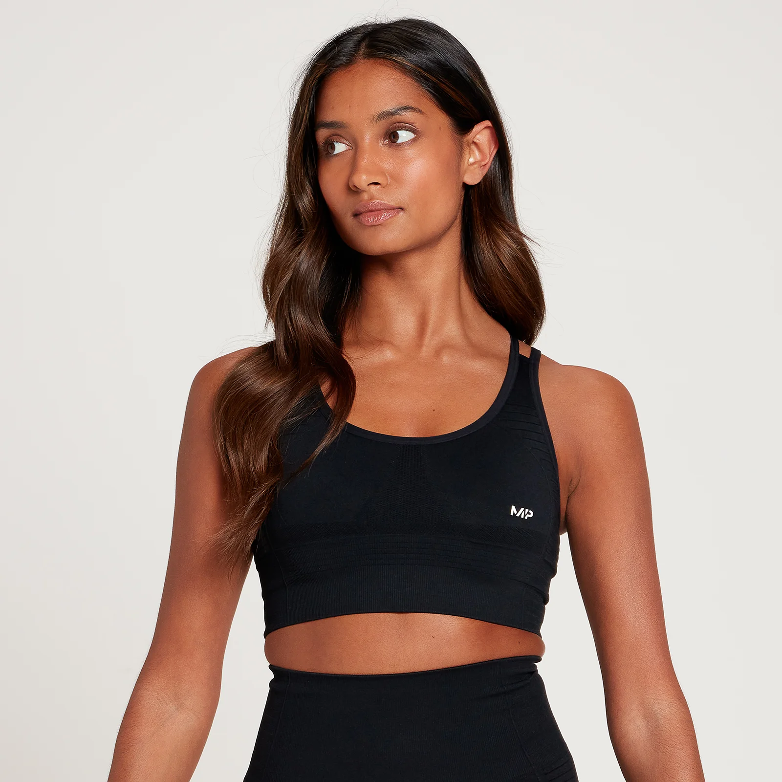 MP Tempo Seamless Sports BH til kvinder - Sort - XXS Billede 1