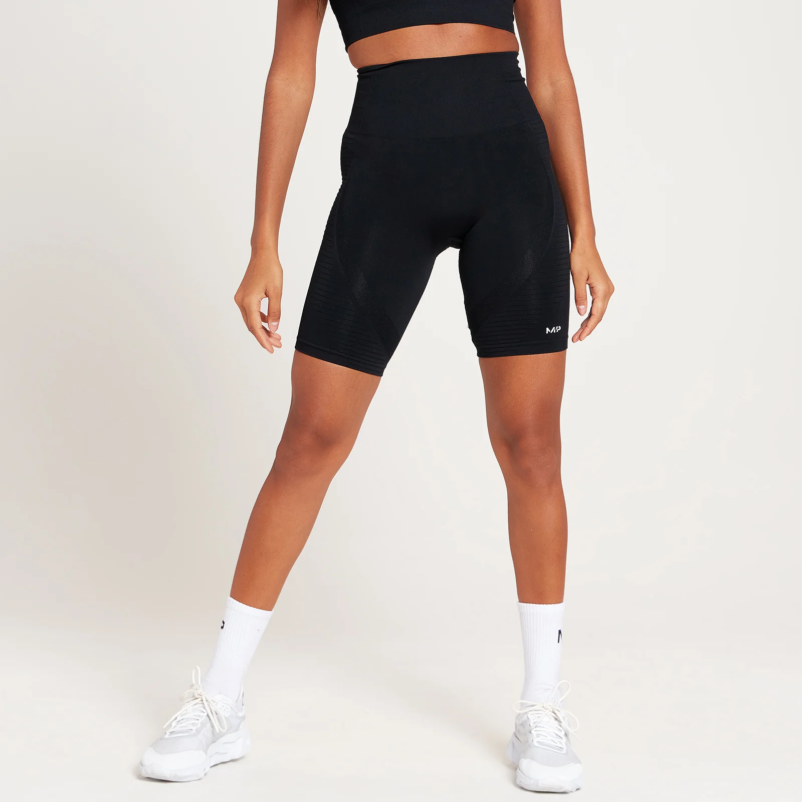 MP Tempo Seamless cykelshorts til kvinder - Sort - XXS Billede 1