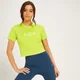 MP Adapt kortærmet Crop Top til kvinder - Acid Lime