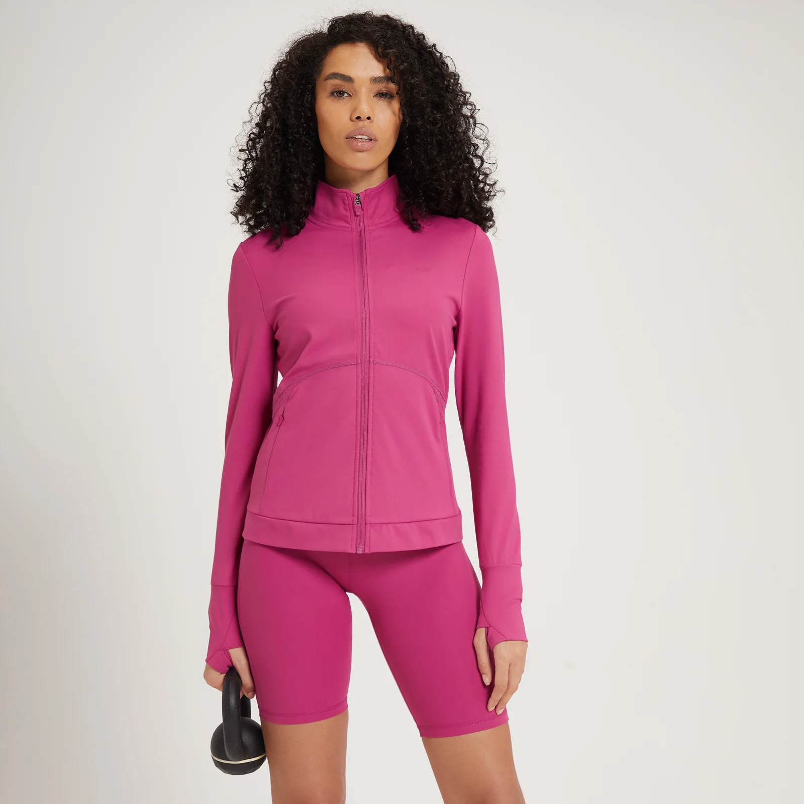 MP Power Ultra Regular Fit Jacket til kvinder - Sangria - XXS Billede 1