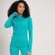 MP Power Ultra Regular Fit 1/4 Zip Top til kvinder - Lagoon