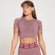 MP Curve Crop kortærmet T-shirt til kvinder - Black Cherry