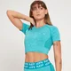 MP Curve Crop kortærmet T-shirt til kvinder - Lagoon