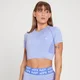 MP Curve Crop kortærmet T-shirt til kvinder - Chalk Purple