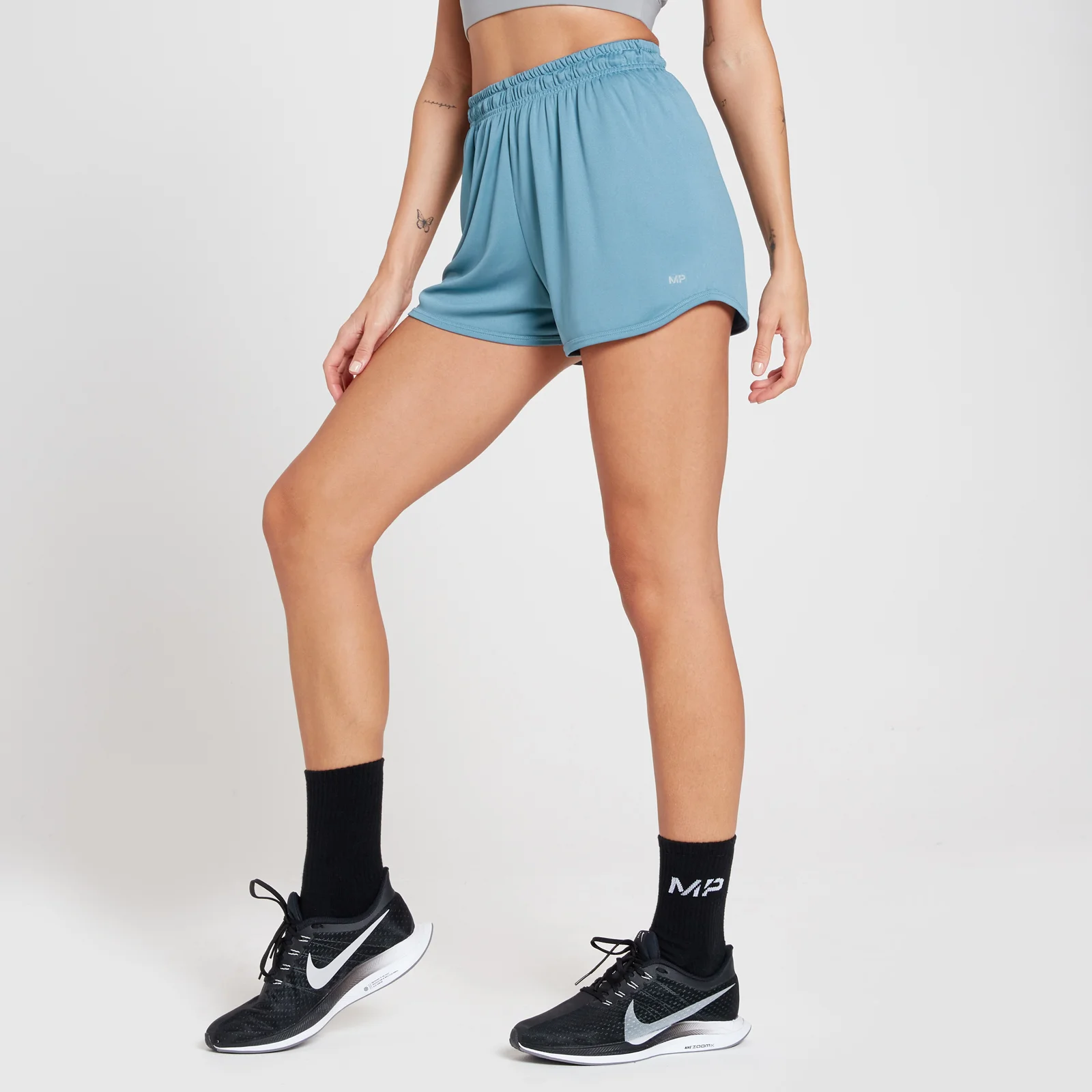 MP Velocity Jersey Shorts til kvinder - Stone Blue - XXS Billede 1