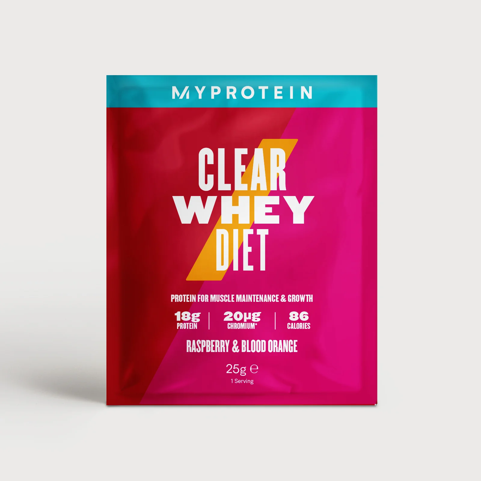 Myprotein Clear Diet Whey (Sample) - 25g - Raspberry & Blood Orange Billede 1