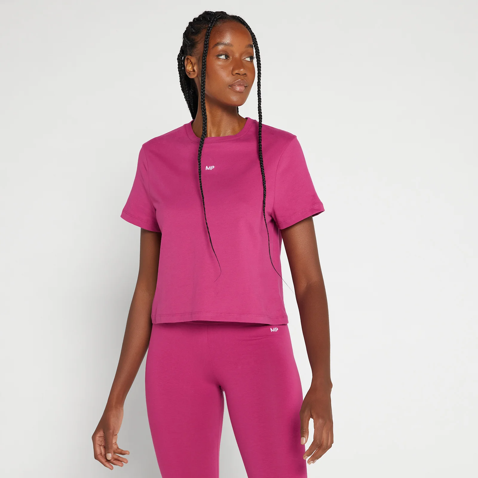 MP Crop T-shirt til kvinder - Sangria - XXS Billede 1