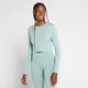 MP Essential Body Fit langærmet Crop T-shirt til kvinder - Ice Blue