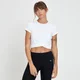 MP Composure Twist Front Crop T-shirt til kvinder - Hvid