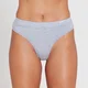 MP Cotton Thong til kvinder – Grey Marl