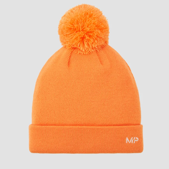 MP Bobble Hat - nektarin/hvid