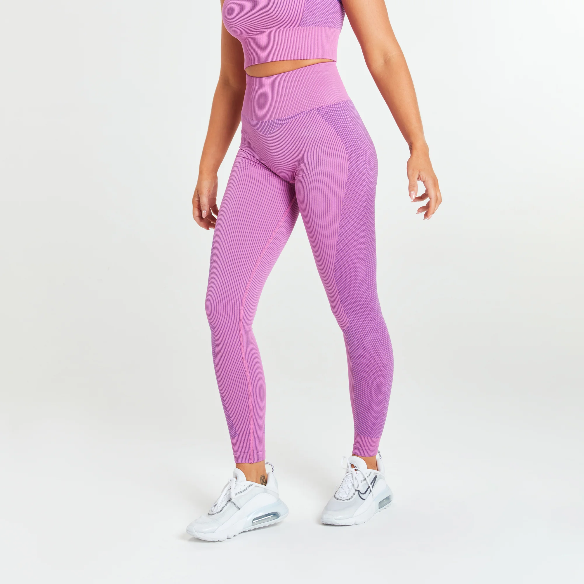 MP X Sinead Rib Seamless Leggings – Pink - XXS Billede 1