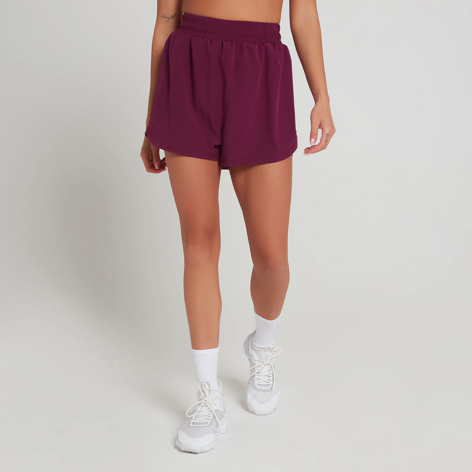 MP Engage Double Layer Shorts til kvinder – Deep Purple - XXS Billede 1