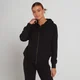MP Dynamic Training Zip Through Hoodie til kvinder – Vasket Sort