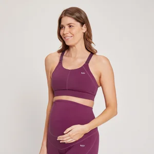 MP Sports-BH til kvinder til gravide/amning - Mørklilla - Size XS