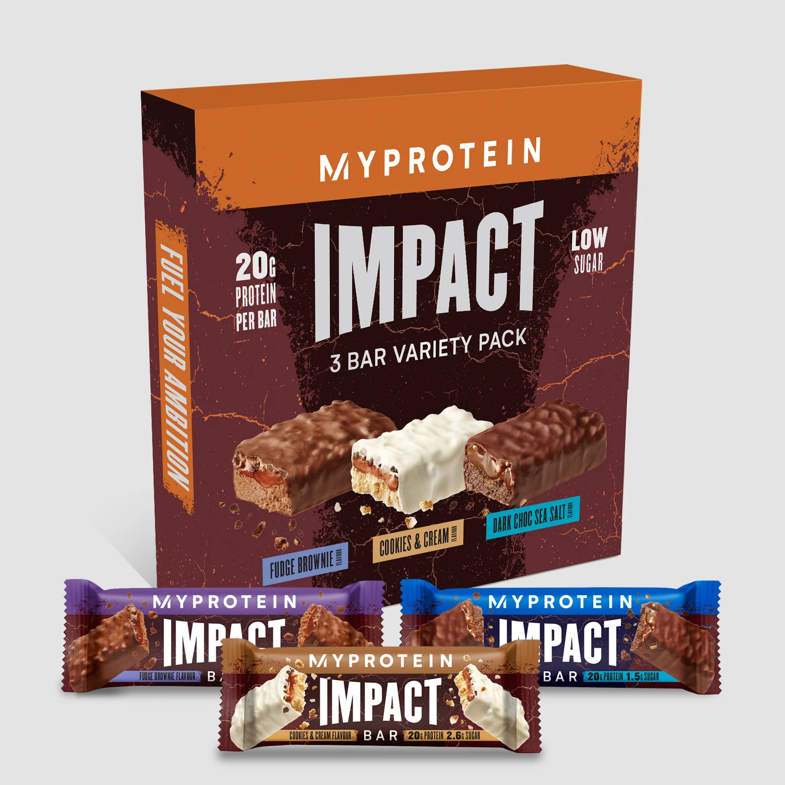 Myprotein Impact Protein Bar Discovery Box - 3 x 64g Billede 1