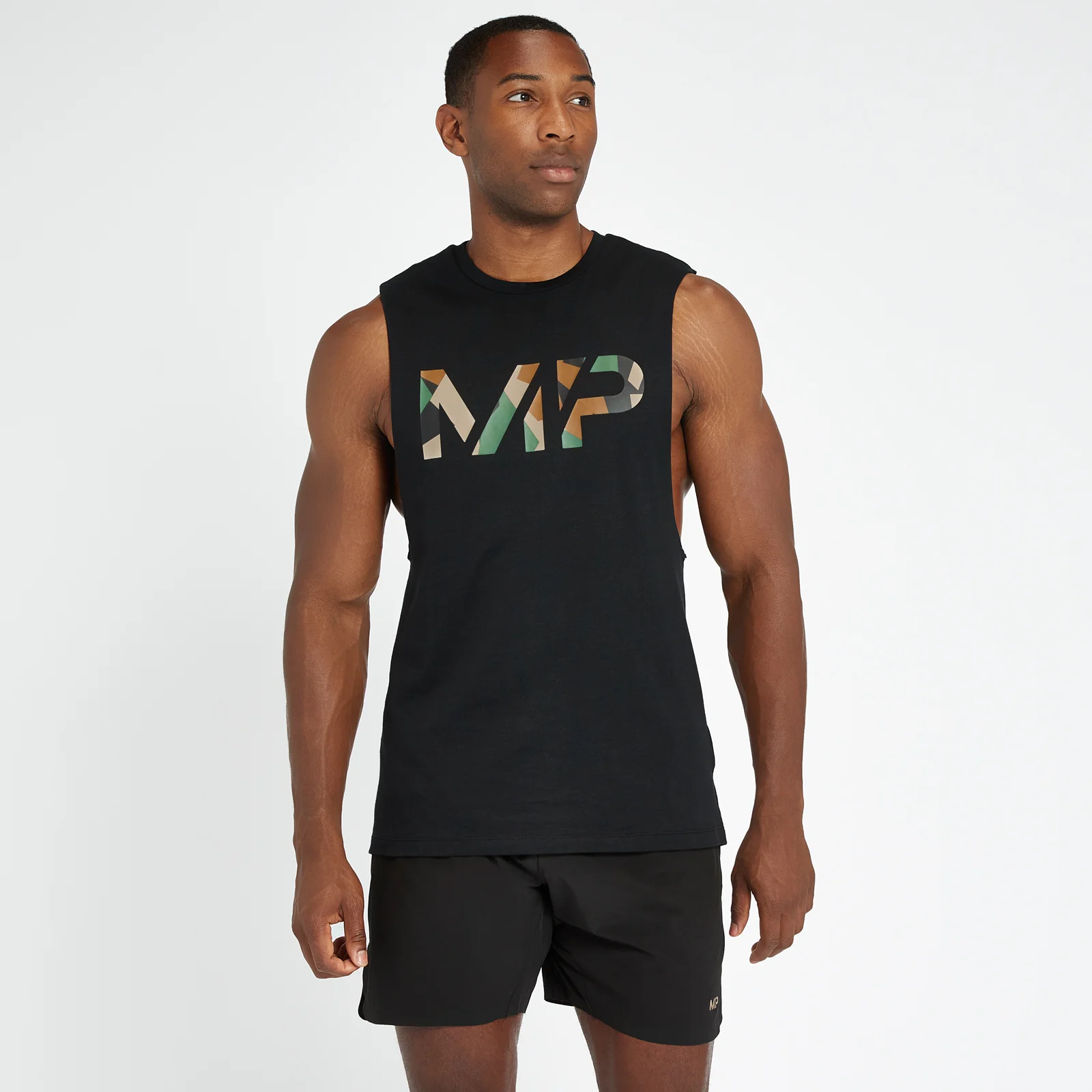 MP Adapt Camo Print Tank Top til mænd – Sort - XXS Billede 1