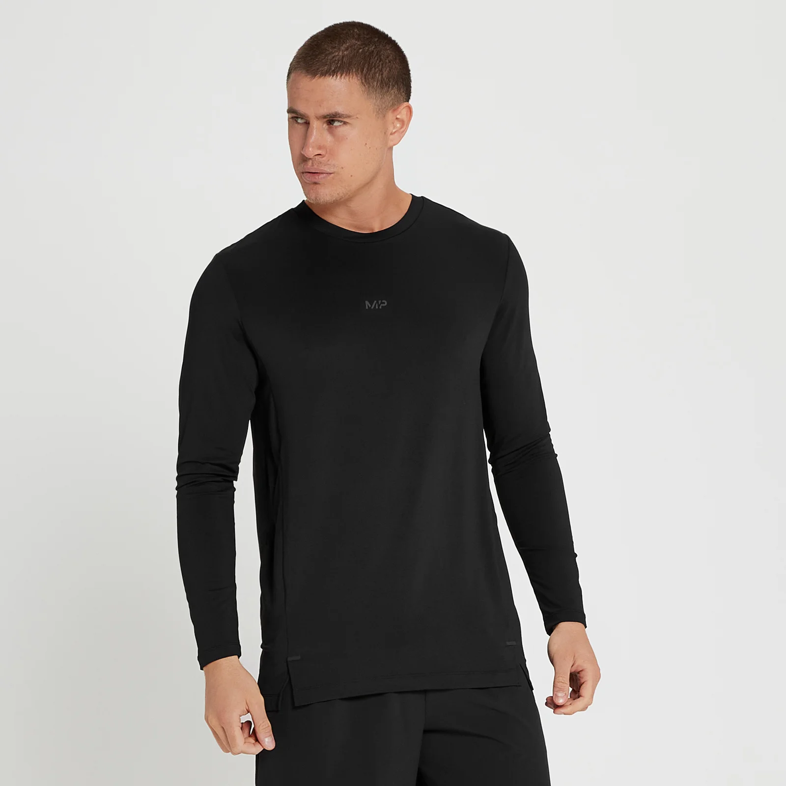 MP Velocity Ultra Long Sleeve Top til mænd – Sort - XXS Billede 1
