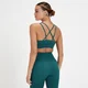 MP Tempo Seamless Sports Bra til kvinder – Dyb marineblå zebra
