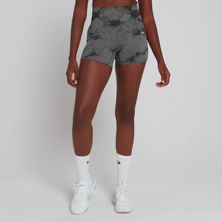 MP Shape Seamless Ultra Booty Shorts til kvinder – Black Tie Dye