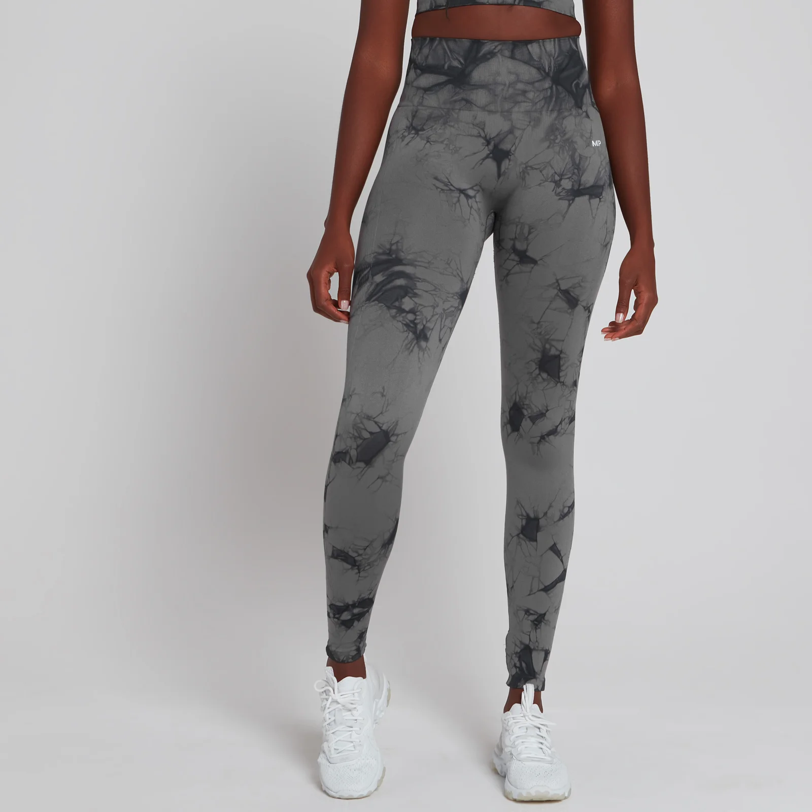 MP Shape Seamless Ultra Leggings til kvinder – Black Tie Dye - XXS Billede 1