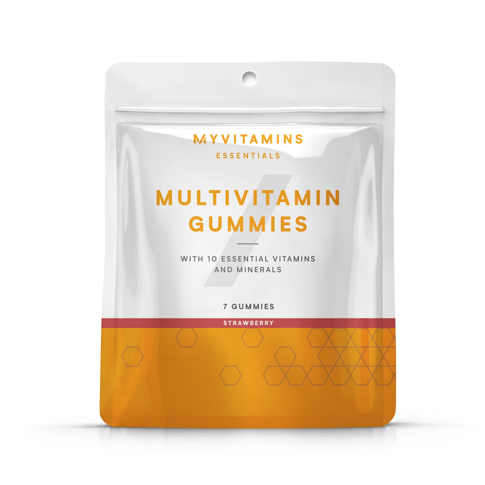Multivitamin Gummy-pose (7-pak) – Jordbærsmag - 7gummies - Jordbær Billede 1