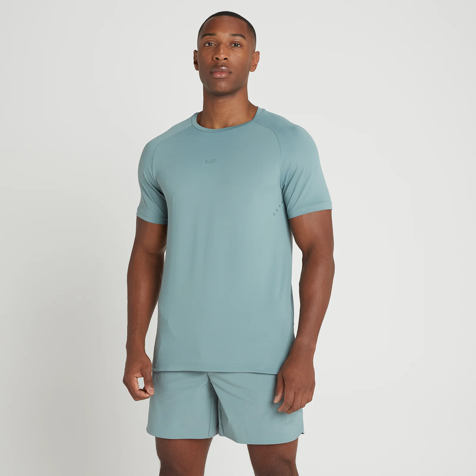 MP Tempo Ultra Short Sleeve T-Shirt til mænd - Stormgrøn - XXS Billede 1